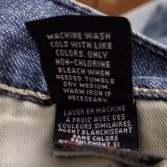 Hudson Mens Jeans 33 Medium Wash Mid Rise Straight Regular Fit Semi Distressed - Picture 10 of 10